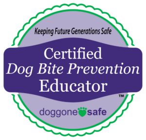 A Certified Bite Prevention Educator through DogGone Safe