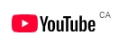 YouTube Logo - a red rectangle with a white play triangle inside next to the words YouTube in black block letters and a smaller uppercase CA at the top right corner